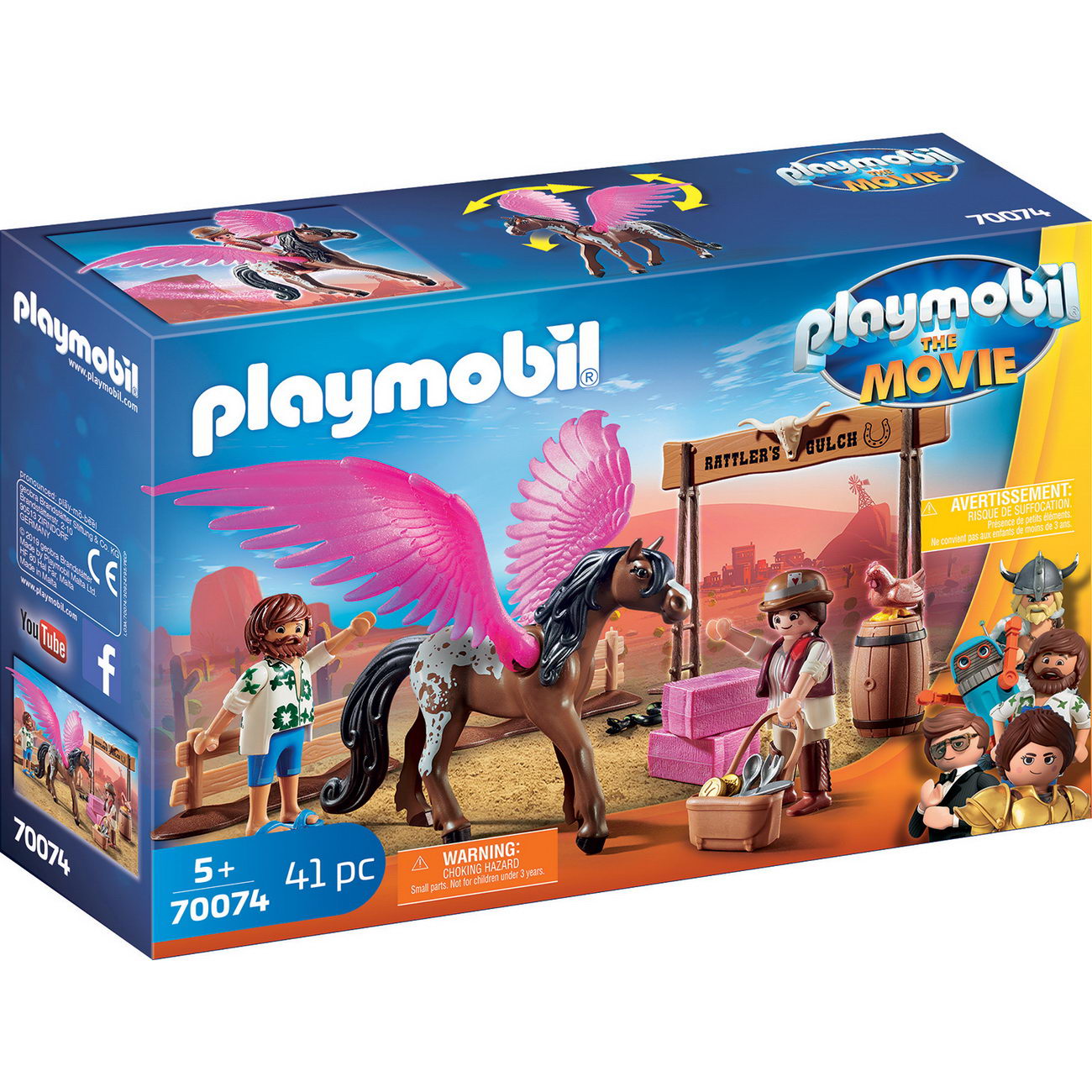 Playmobil 70074 - Marla Del und Pferd mit Flügeln (The Movie)