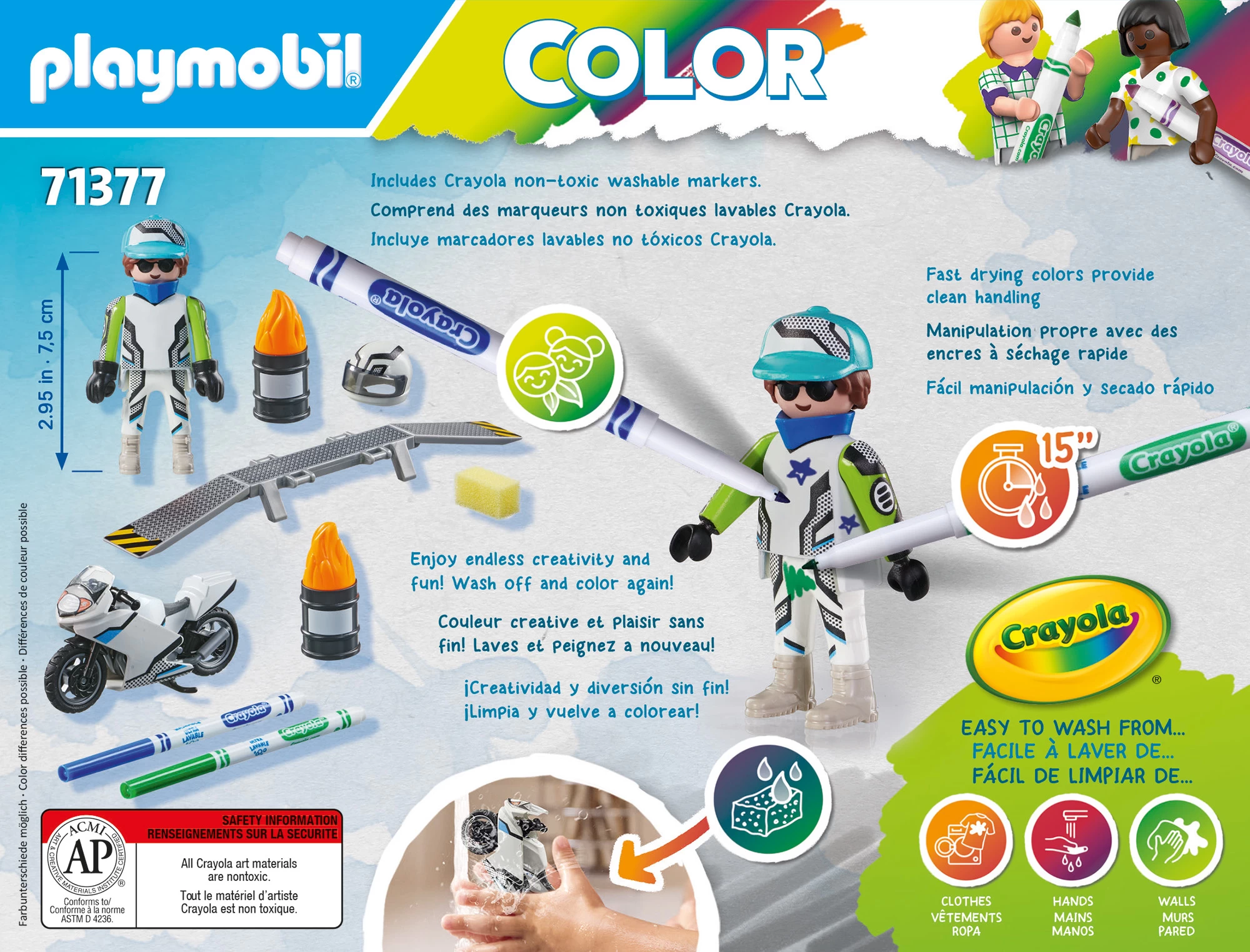 Playmobil 71377 - Motorrad - Color