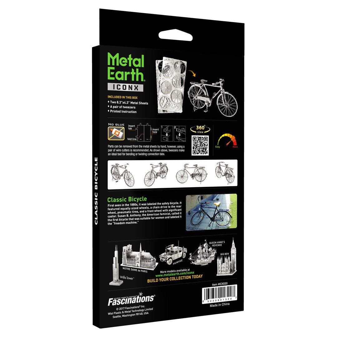 Metal Earth - ICONX - Bon Voyage Bicycle - Fahrrad