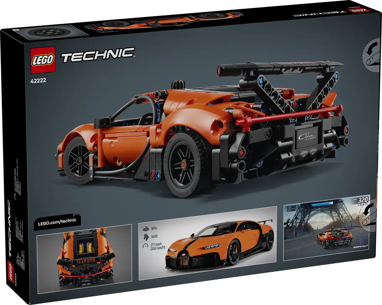 LEGO Technic - Bugatti Chiron Pur Sport Hypercar (42222)