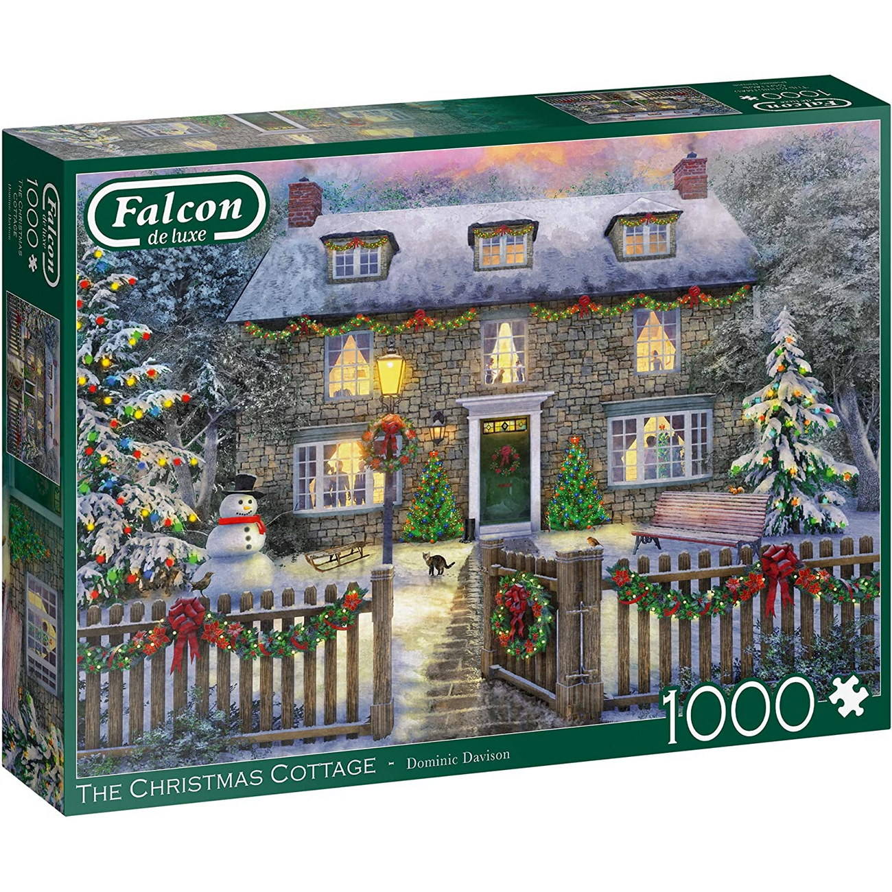 Puzzle - Weihnachtshaus - Christmas Cottage (Falcon de Luxe) - 1000 Teile