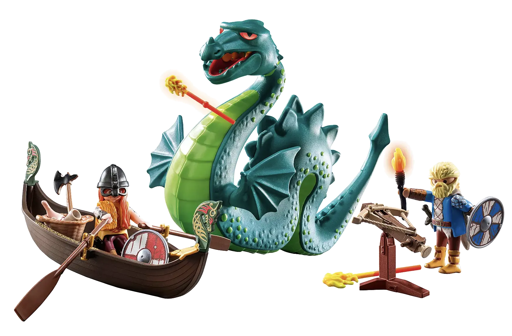 Playmobil 71830 - Wikinger mit Seeungeheuer - Pirates