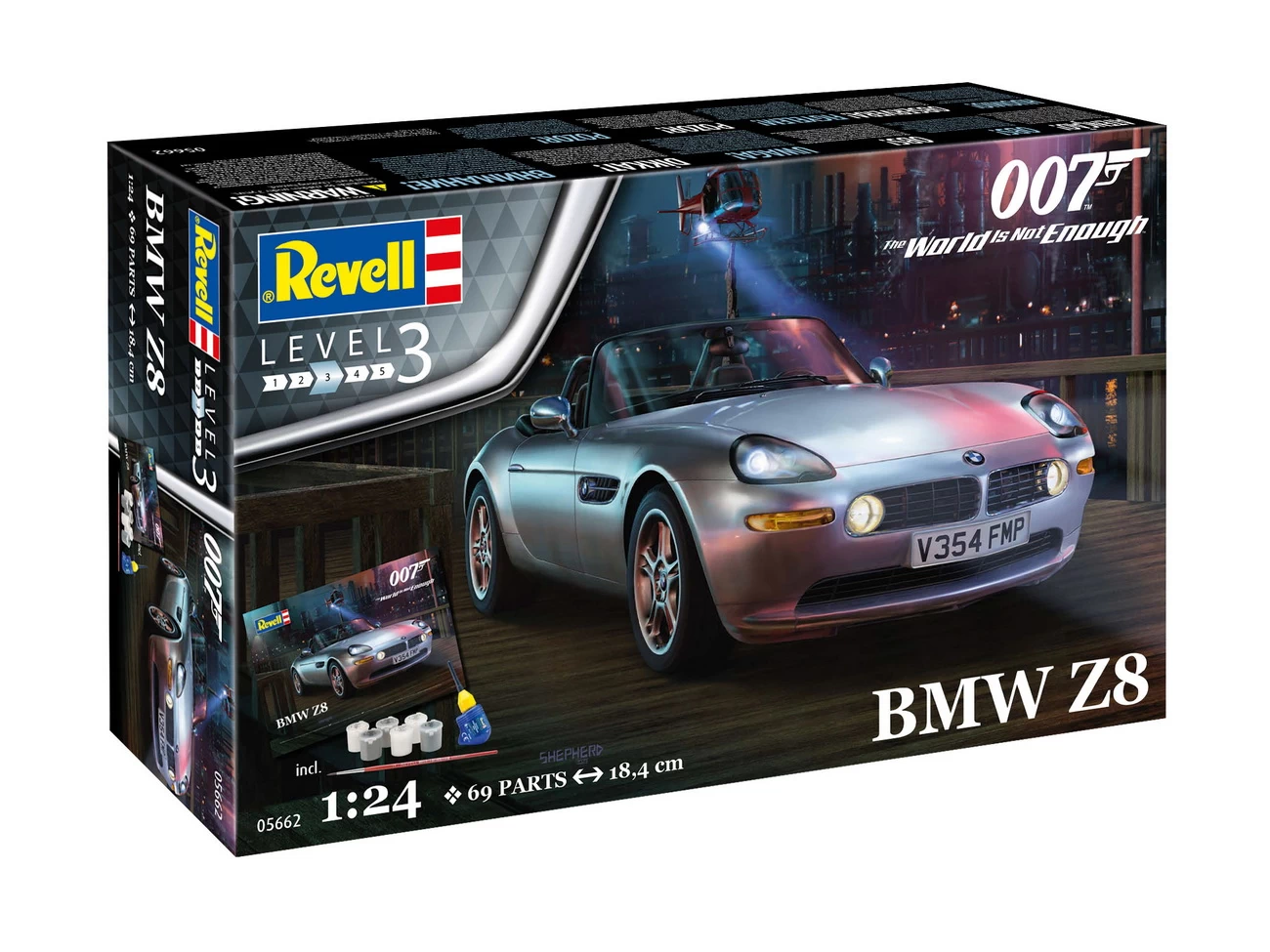 Revell 05662 - Geschenkset James Bond BMW Z8