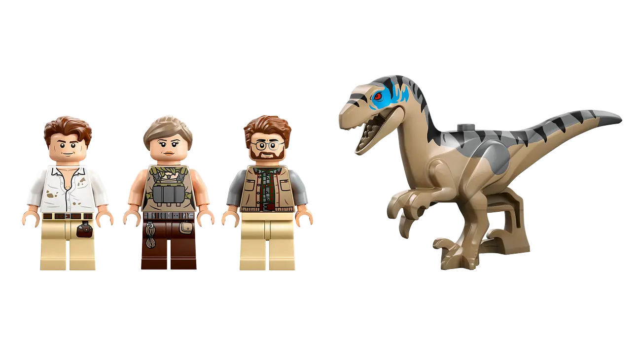 LEGO Jurassic World 76973 - Raptor & Titanosaurus: Große Fährtensuche
