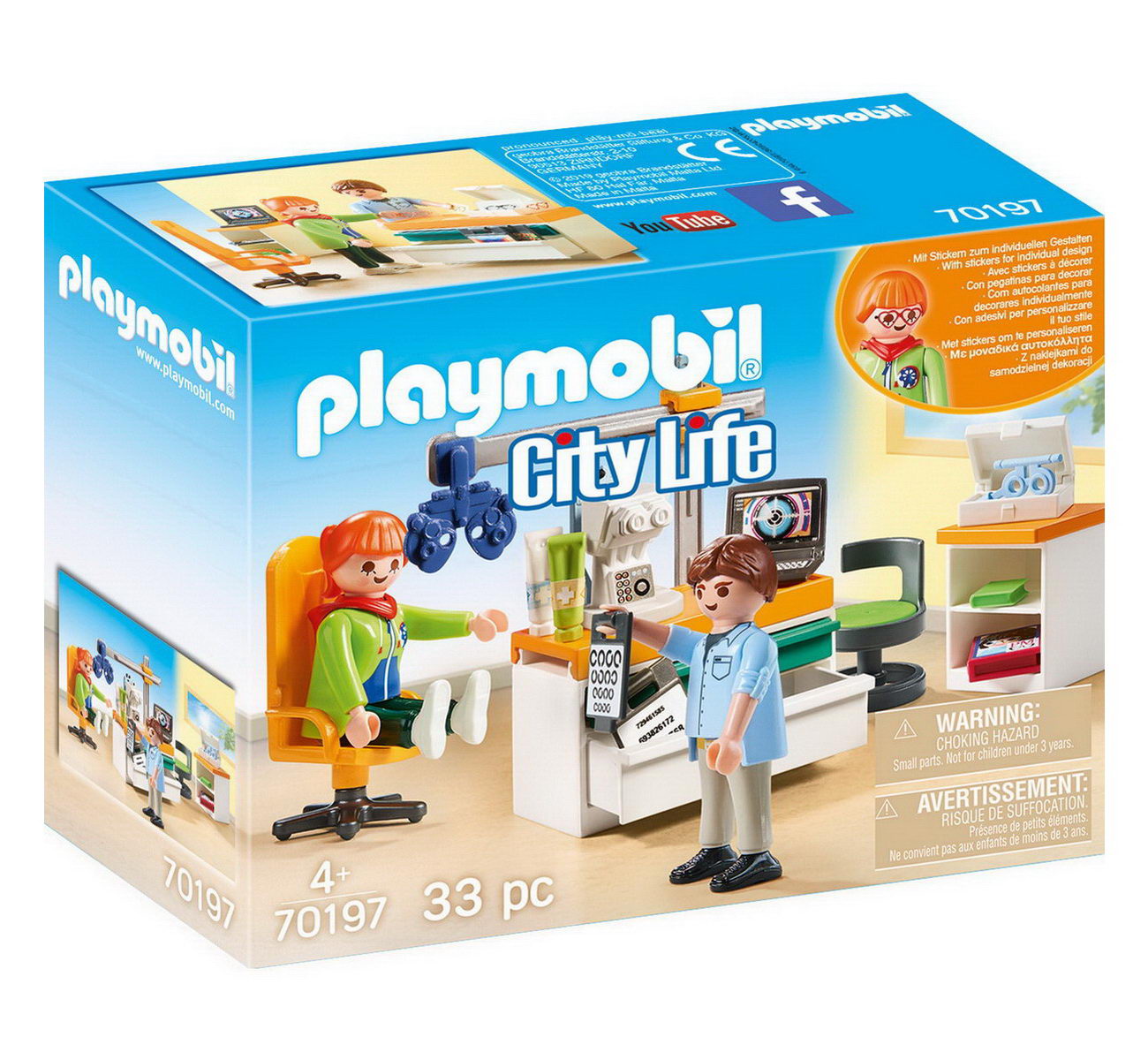 Playmobil 70197 - Beim Facharzt: Augenarzt