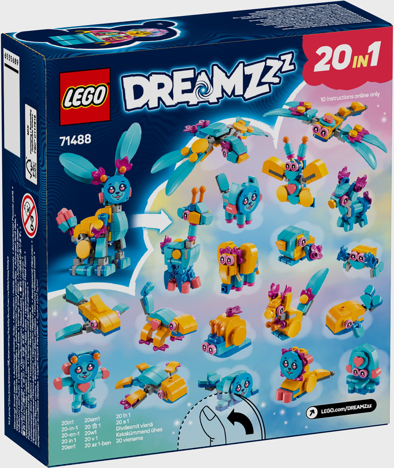 LEGO DREAMZzz 71488 - Bunchus kreative Tierabenteuer
