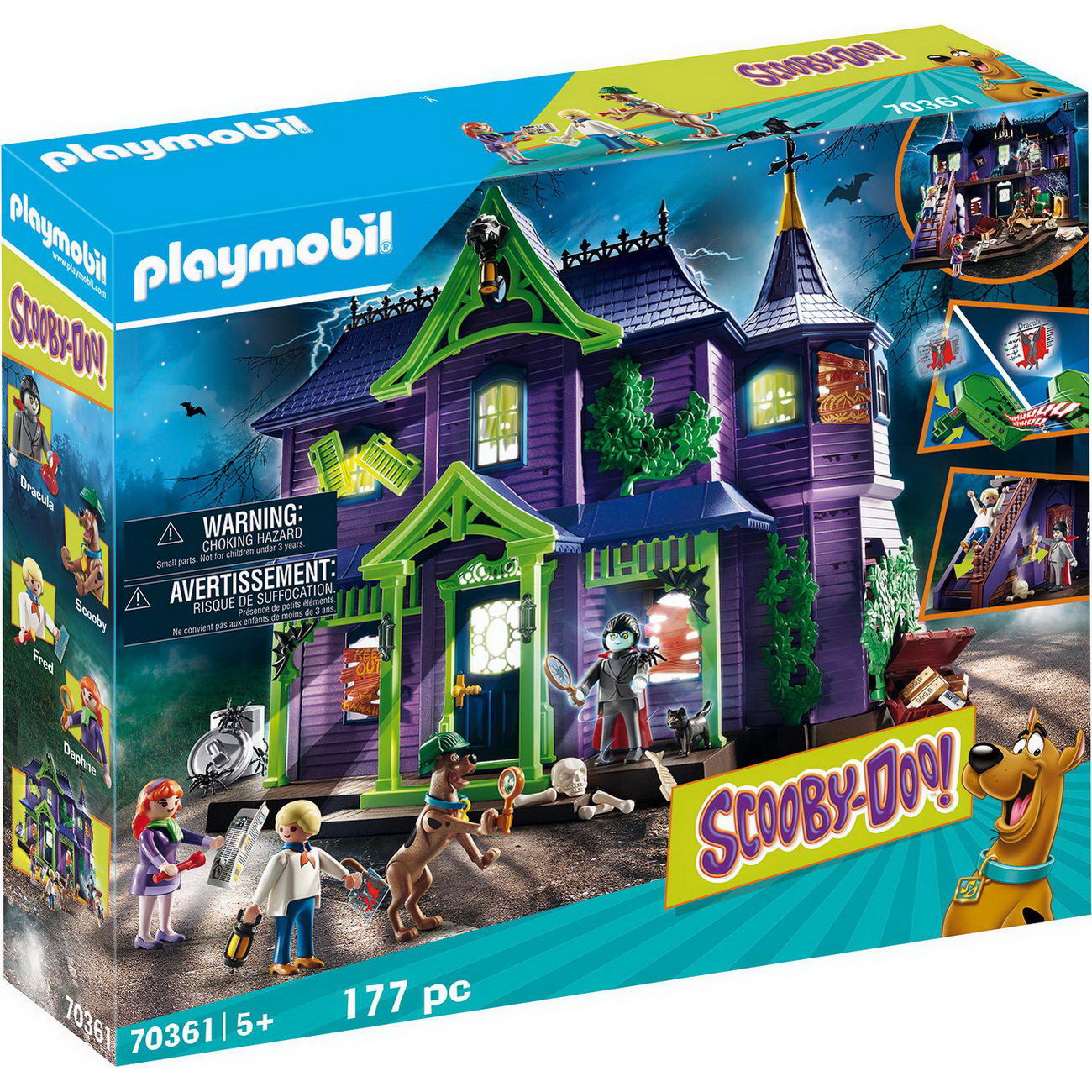 Playmobil 70361 - SCOOBY-DOO! Abenteuer im Geisterhaus