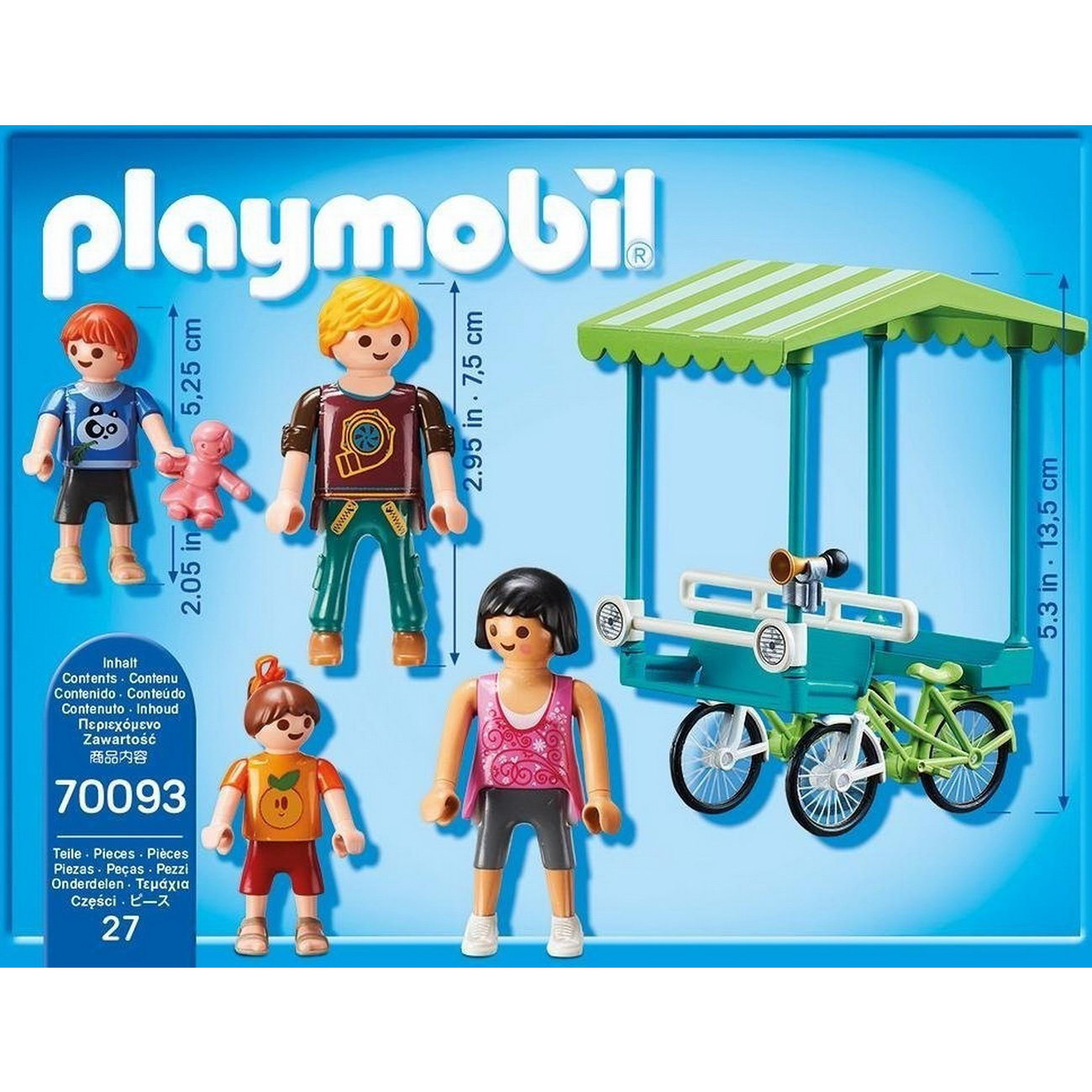Playmobil 70093 - Familien Fahrrad - Family Fun