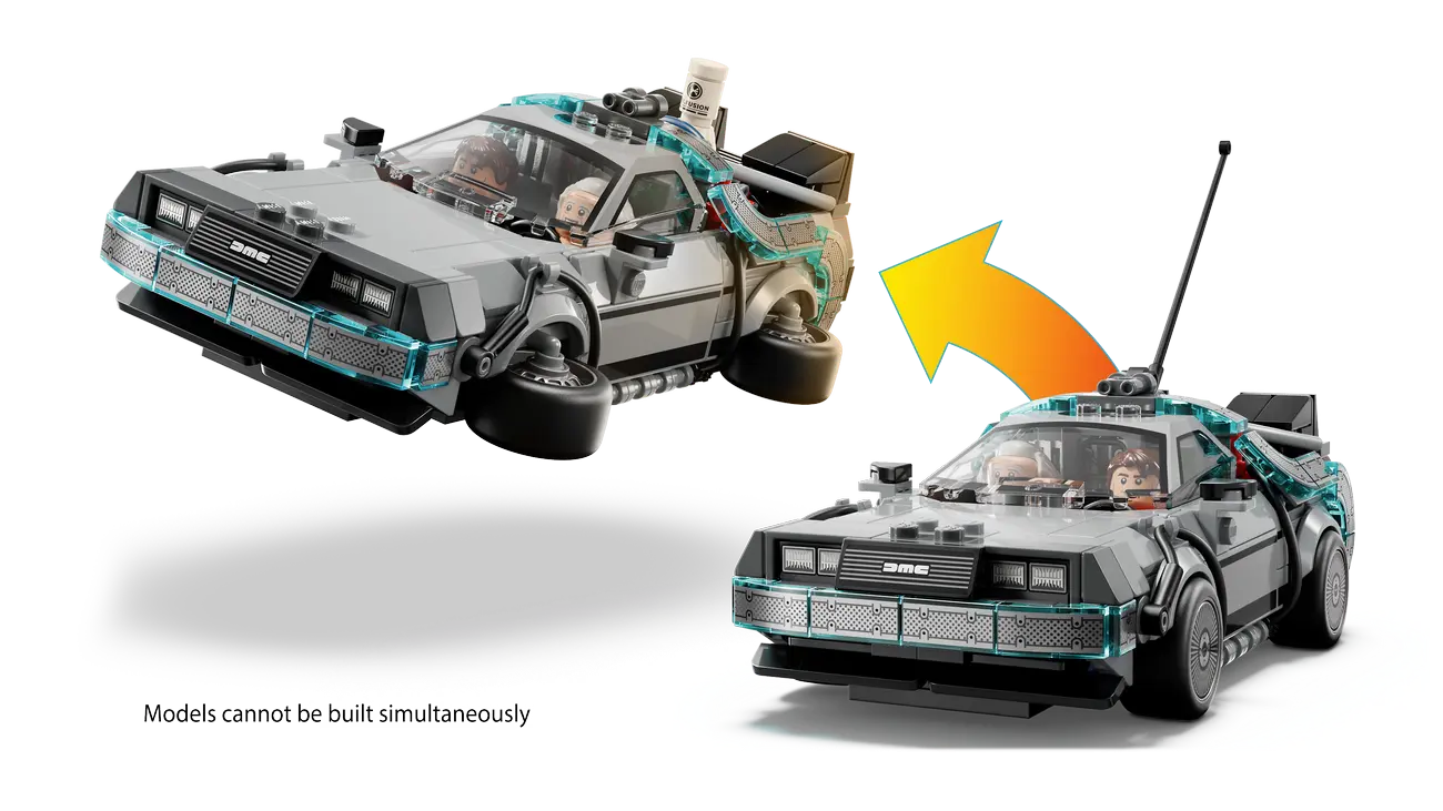 LEGO Speed Champions - Zeitmaschine aus Zurück in die Zukunft (77256)