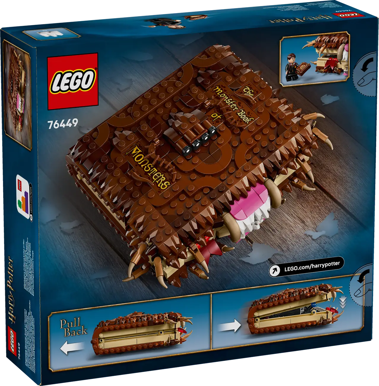 LEGO Harry Potter 76449 - Beißendes Monsterbuch der Monster