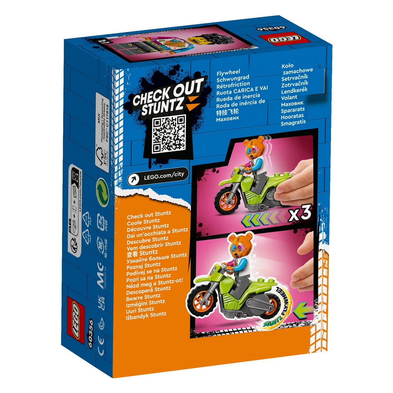 LEGO City 60356 - Bären-Stuntbike