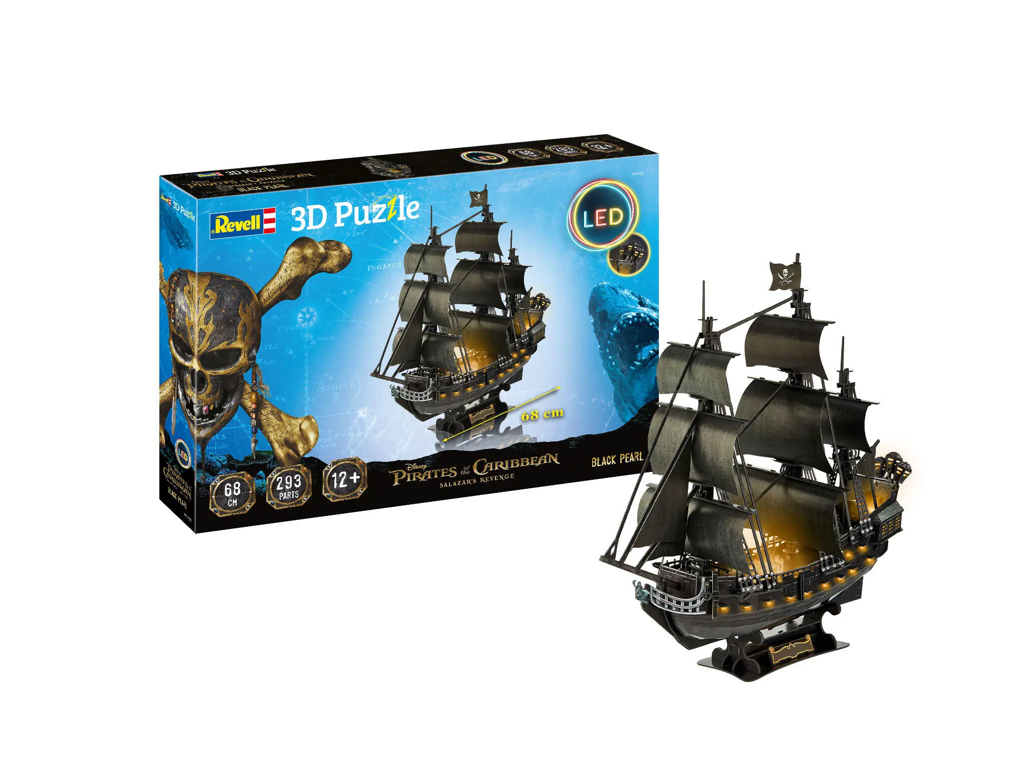 Revell 00155 - Black Pearl - LED Edition 3D Puzzle