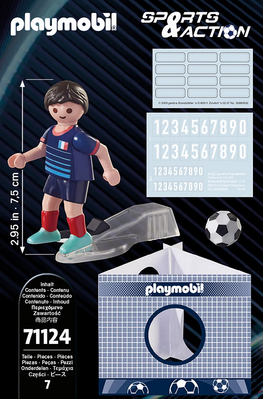 Playmobil 71124 - Fußballspieler Frankreich B - Sports u Action