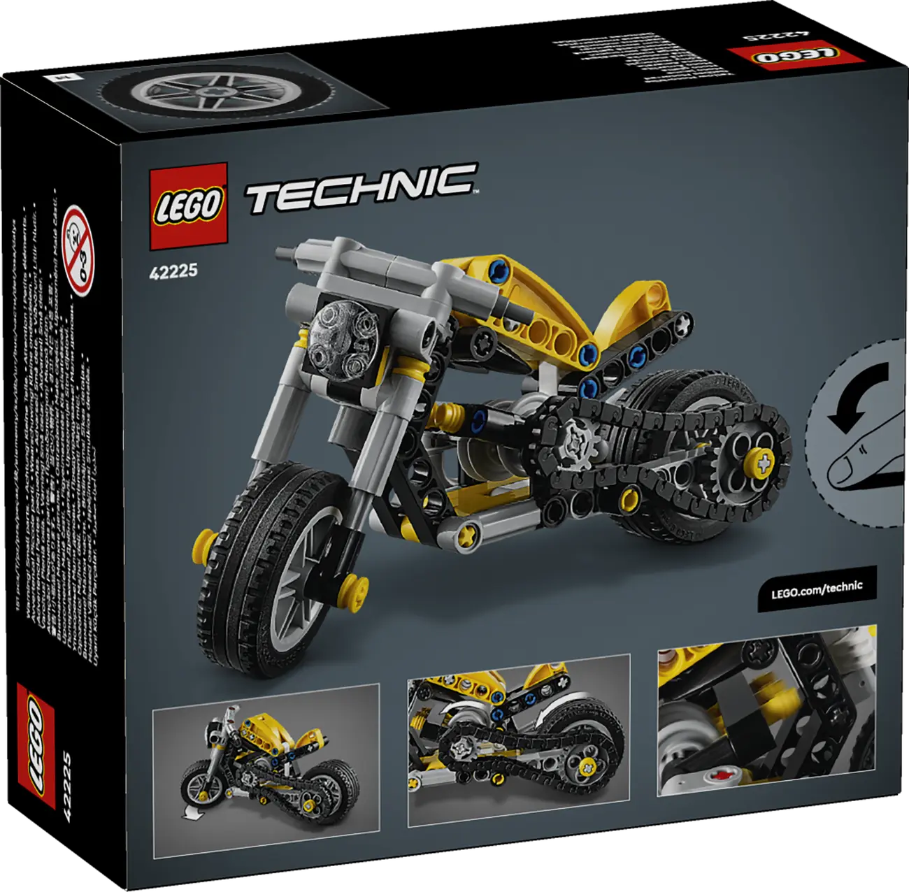 LEGO Technic - Gelbes Motorrad (42225)