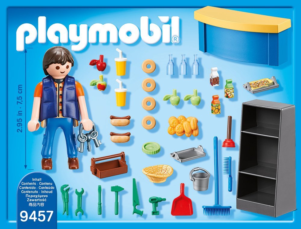 Playmobil 9457 - Hausmeister mit Kiosk