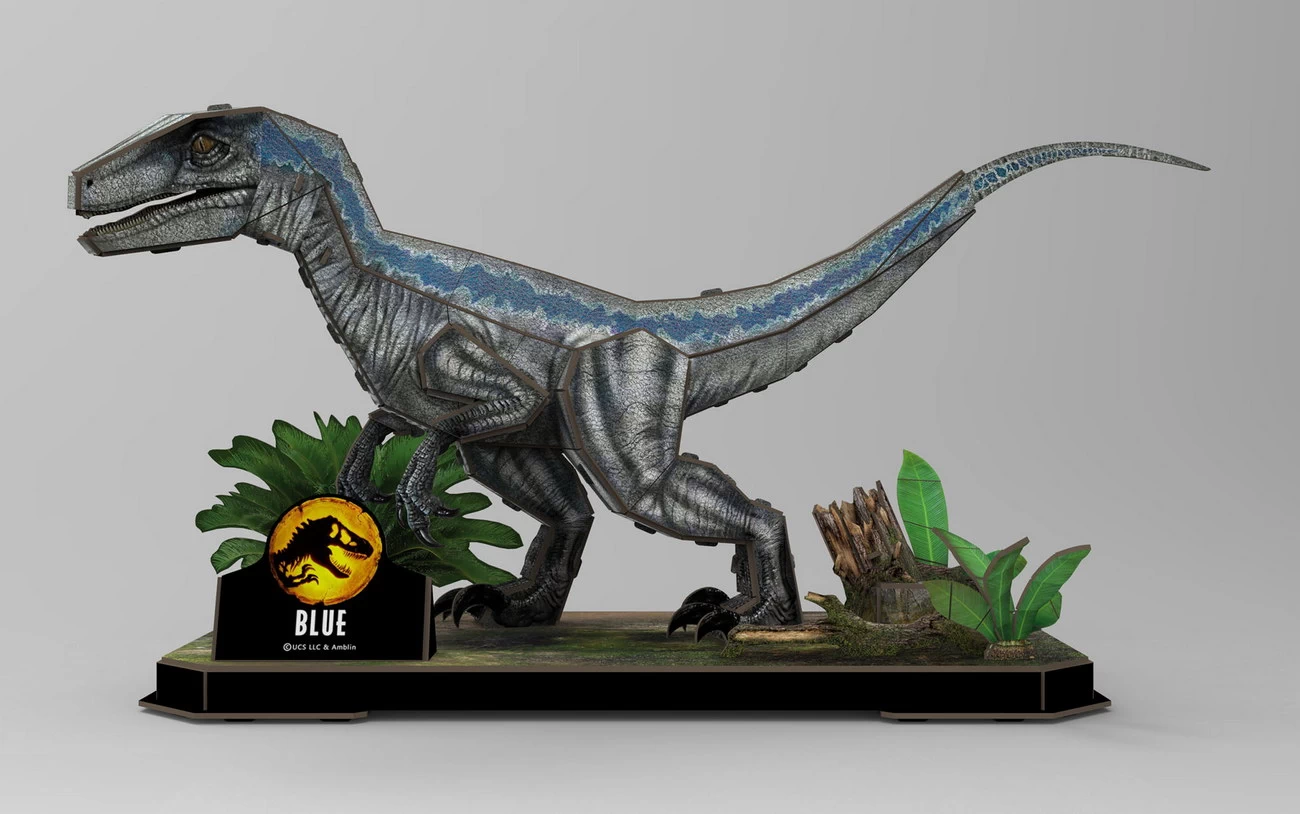 Revell 00243 - Jurassic World Dominion - Velociraptors 'Blue' - 3D Puzzle