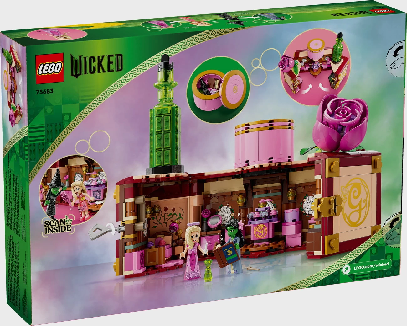 LEGO Wicked - Glindas und Elphabas Schlafsaal (75683)