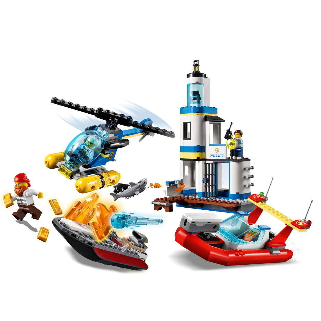 LEGO City 60308 - Polizei und Feuerwehr im Küsteneinsatz