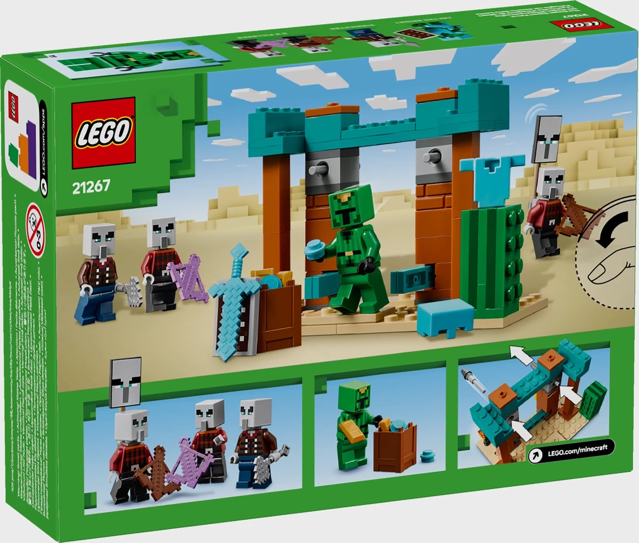 LEGO Minecraft 21267 - Die Illager-Wüstenpatrouille
