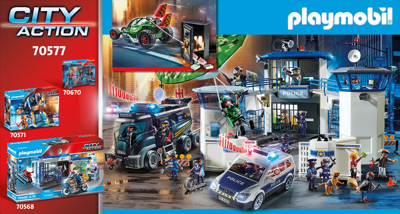 Playmobil 70577 - Polizei-Kart: Verfolgung des Tresorräubers (City Action)