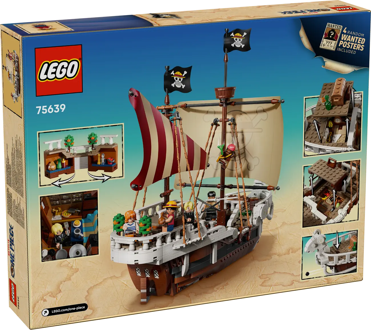 LEGO ONE PIECE 75639 - Das Piratenschiff Flying Lamb