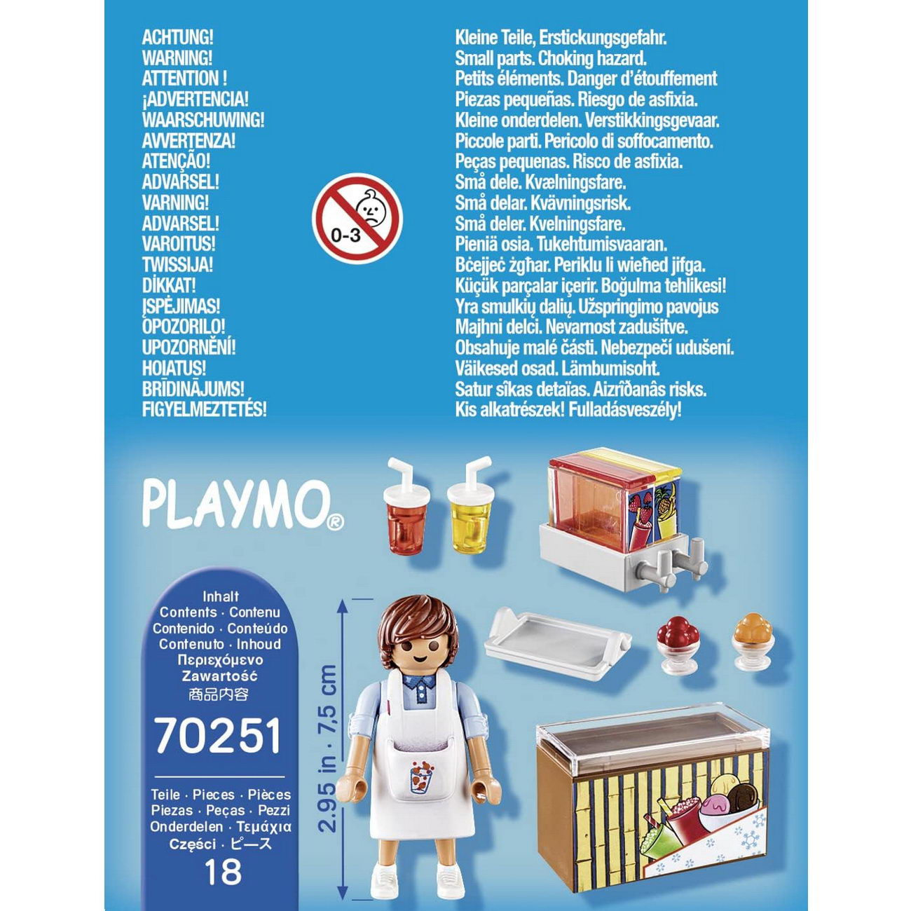 Playmobil 70251 - Slush Eis Verkäufer - Special Plus