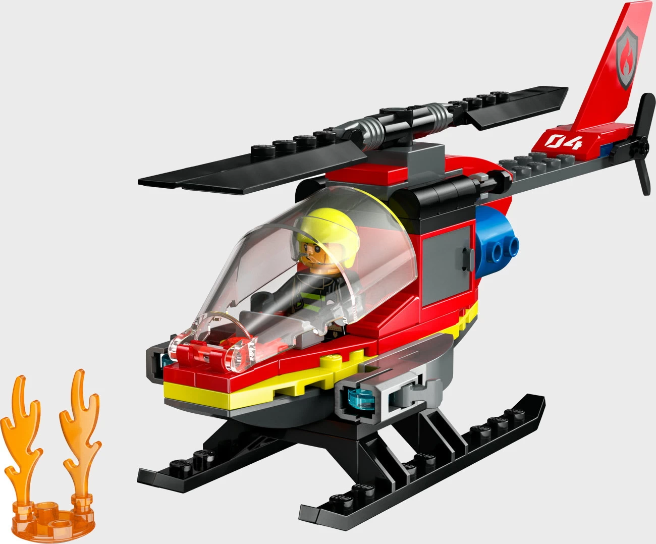 LEGO City 60411 - Feuerwehrhubschrauber