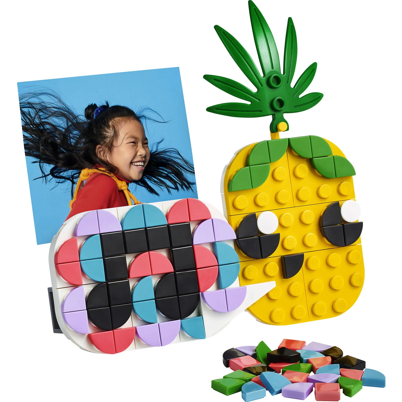 Ananas Fotohalter & Mini-Tafel (30560)