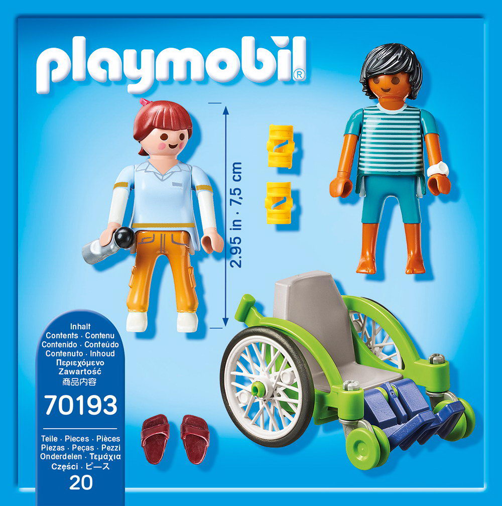 Playmobil 70193 - Patient im Rollstuhl