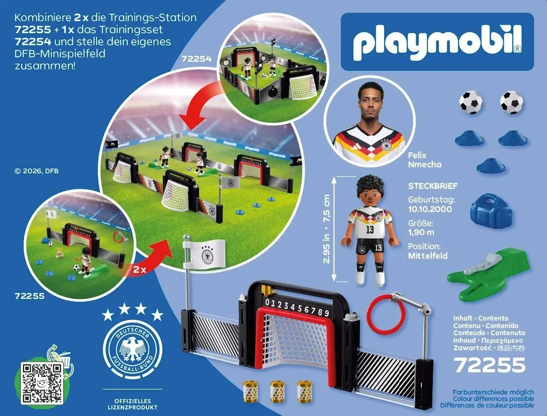 Playmobil 72255 - DFB Trainings-Station Nmecha - DFB