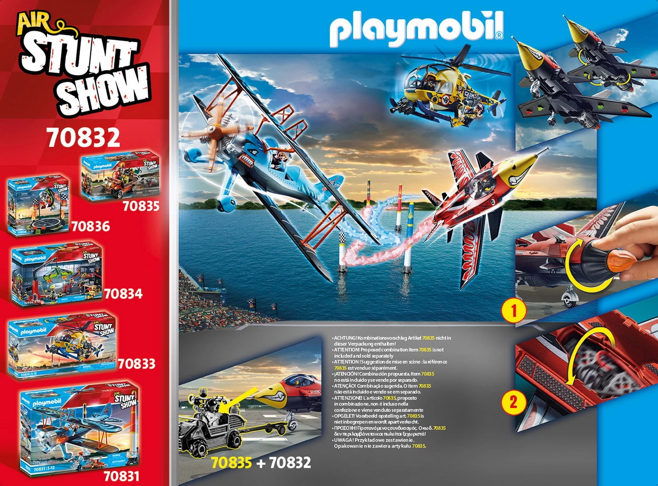 Playmobil 70832 - Düsenjet Eagle - Air Stuntshow