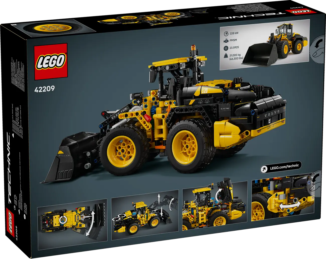 LEGO Technic 42209 - Volvo L120 Electric Radlader