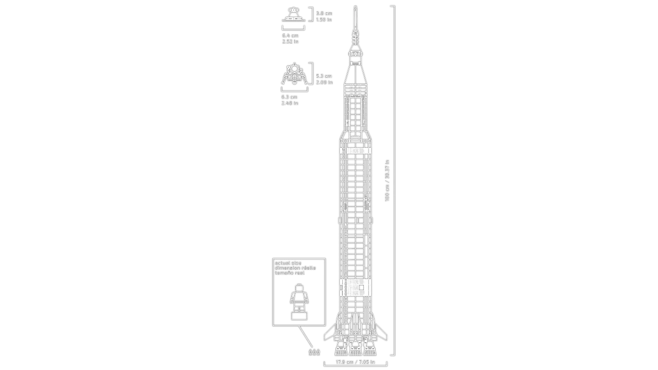LEGO 92176 - NASA  Apollo Saturn V