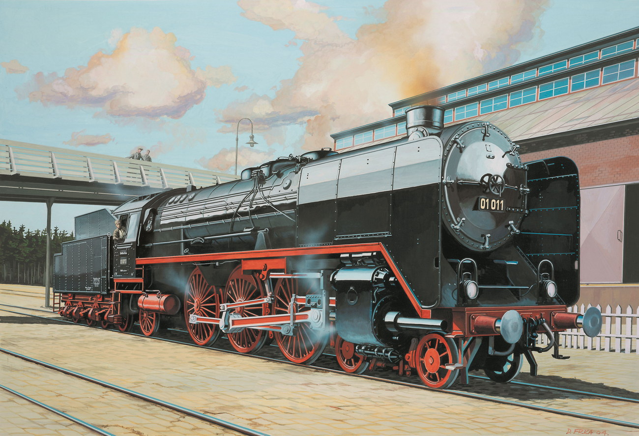 Schnellzuglokomotive BR 01 & Tender 2'2' T32 (02172)