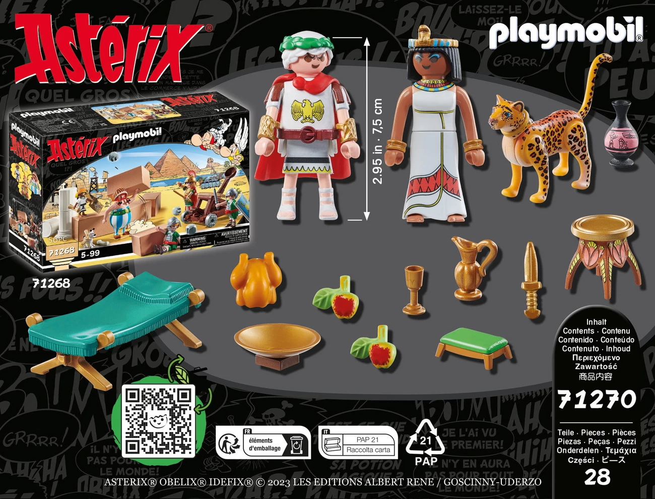 Playmobil 71270 - Asterix: Cäsar und Kleopatra