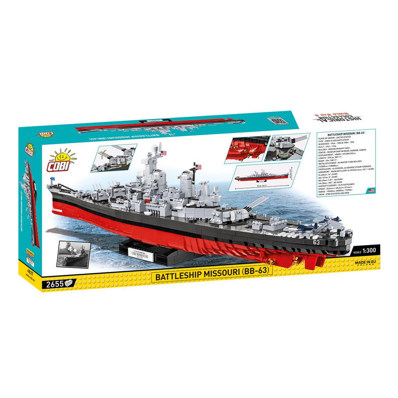 COBI - Schlachtschiff Missouri (4837)
