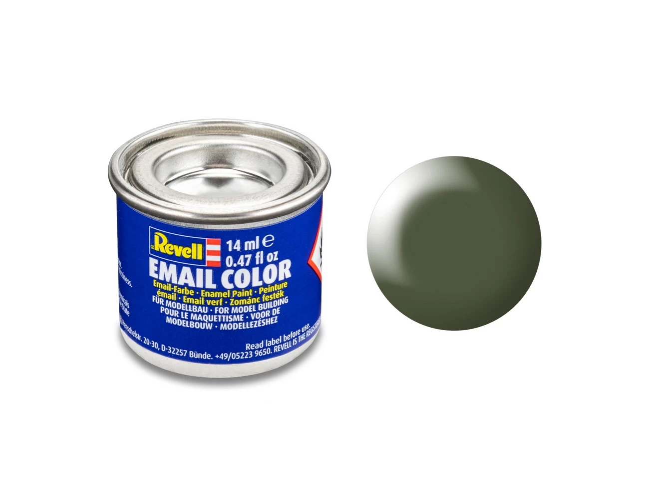 Email-Farbe olivgrün, seidenmatt (32361)