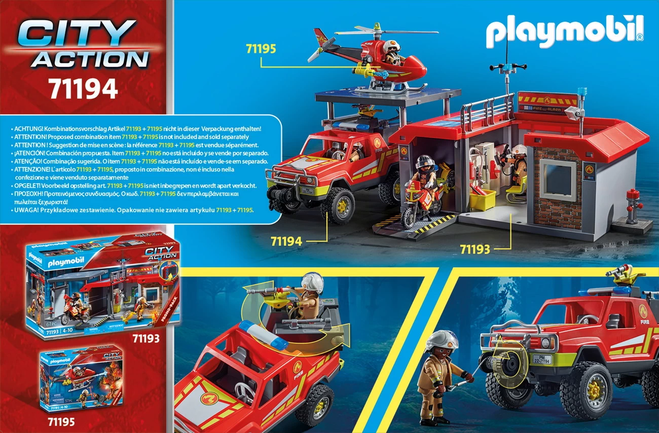 Playmobil 71194 - Feuerwehr Löschtruck - City Action