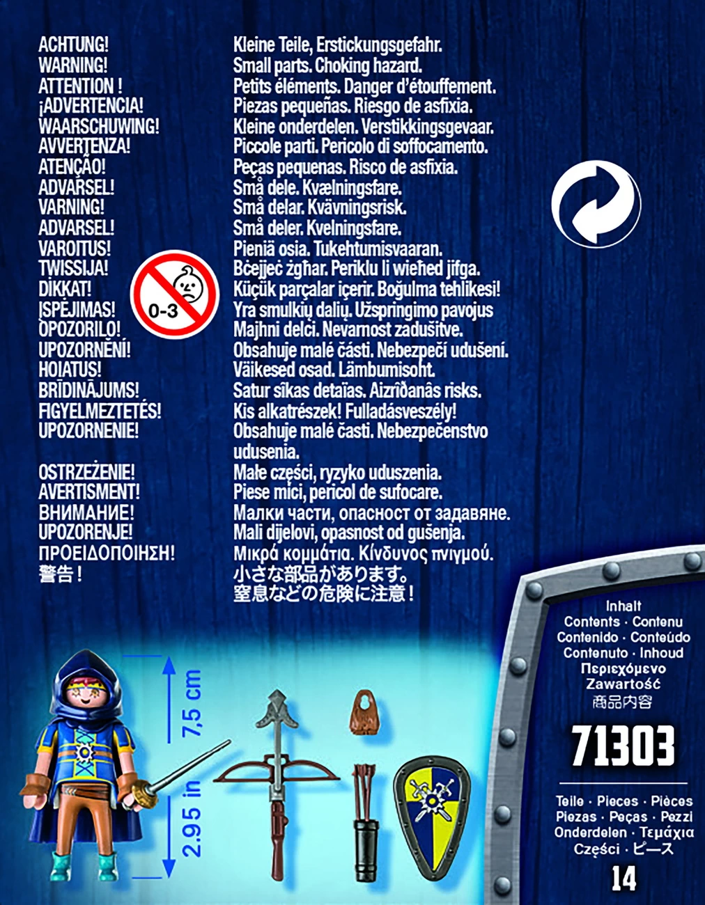 Playmobil 71303 - Gwynn mit Kampfausrüstung - Novelmore