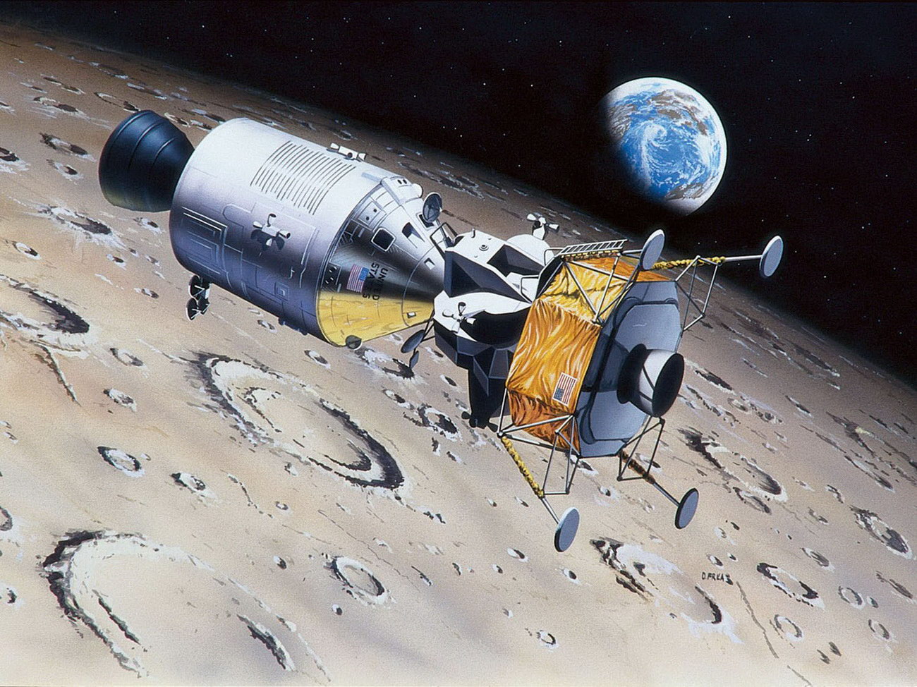 Revell 03700 - Apollo 11 Columbia & Eagle Modelle