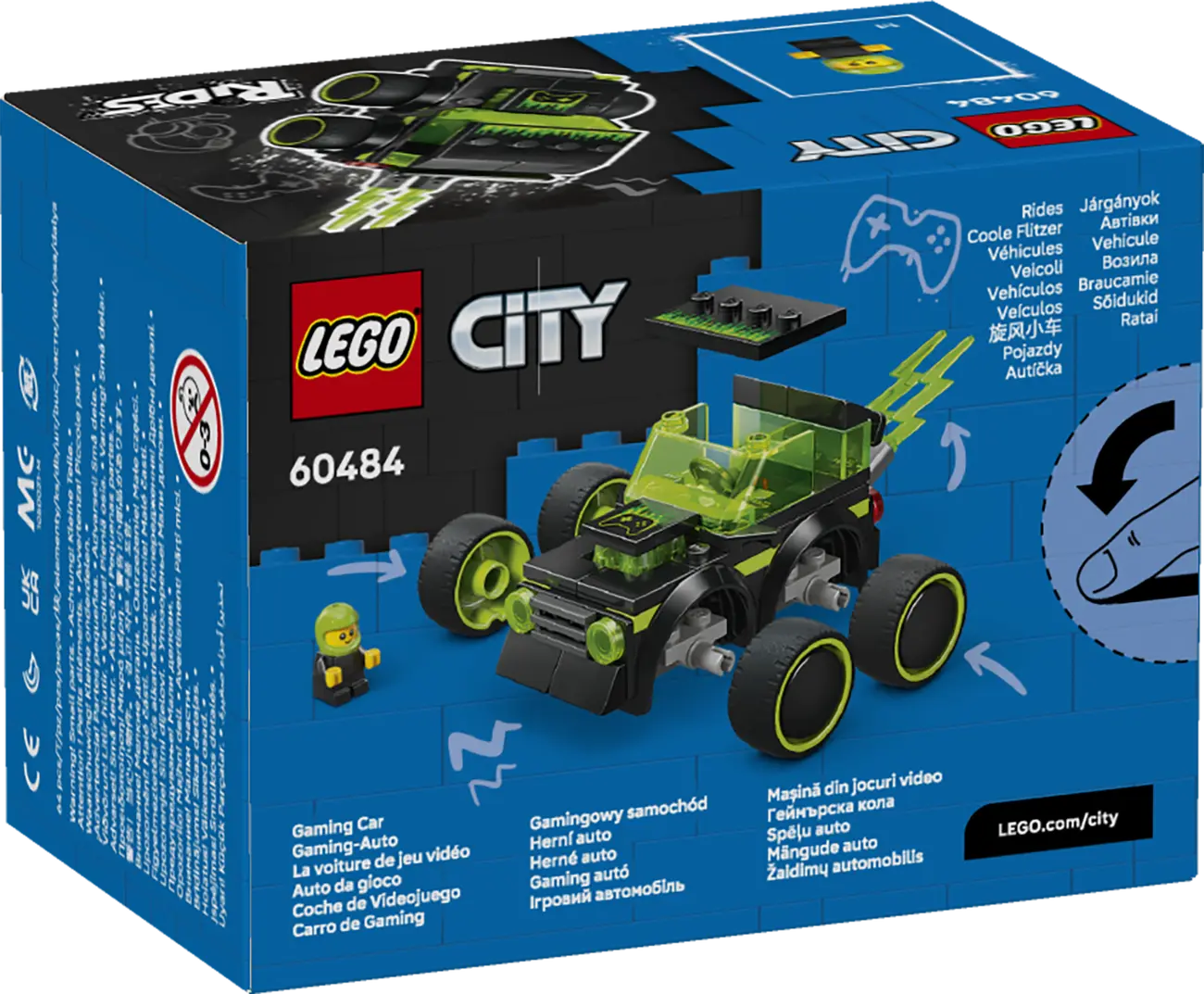 LEGO City - Coole Flitzer Gaming-Rennauto (60484)