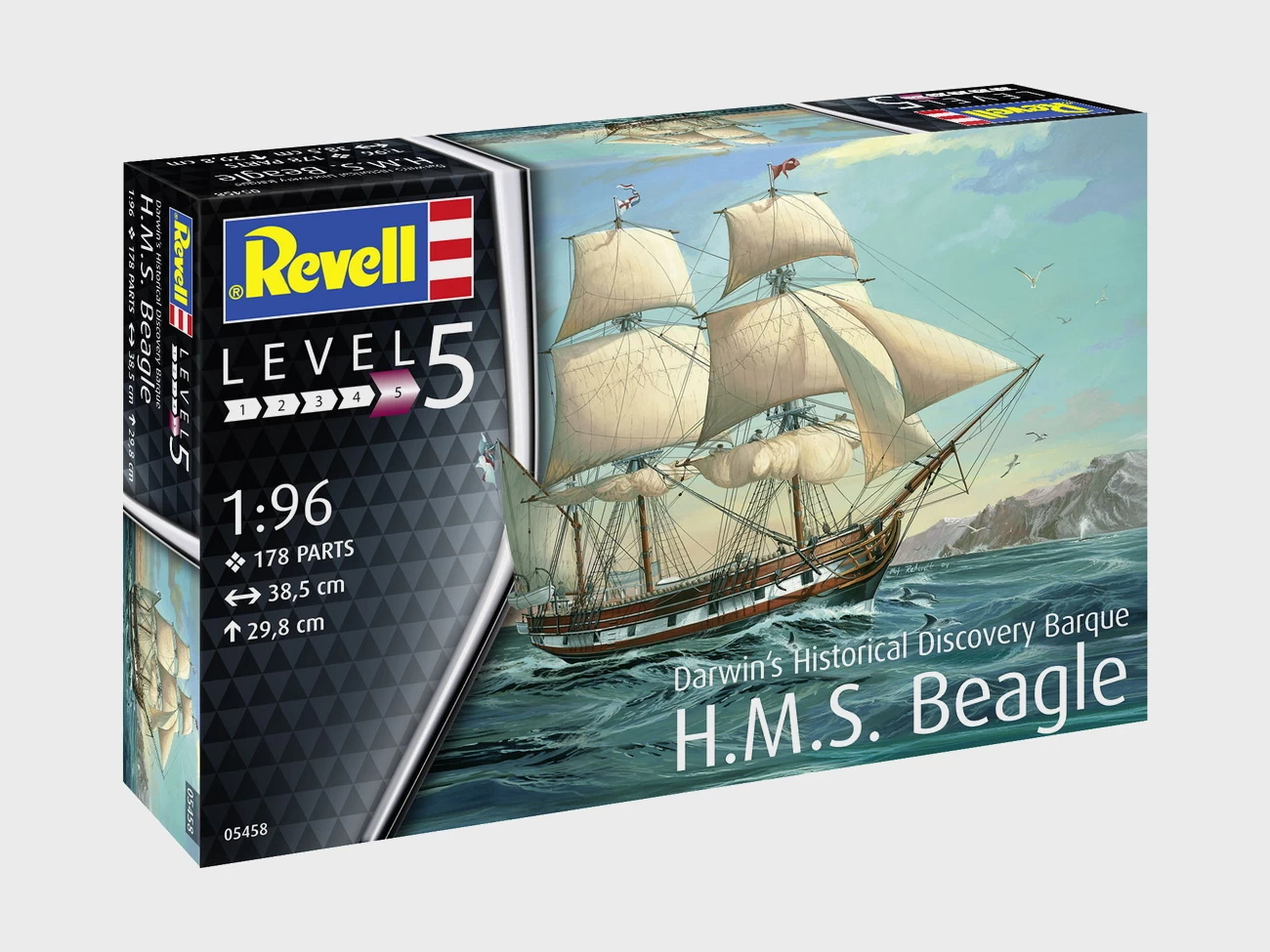 Revell 05458 - HMS Beagle - Darwins Historical Discovery Barque