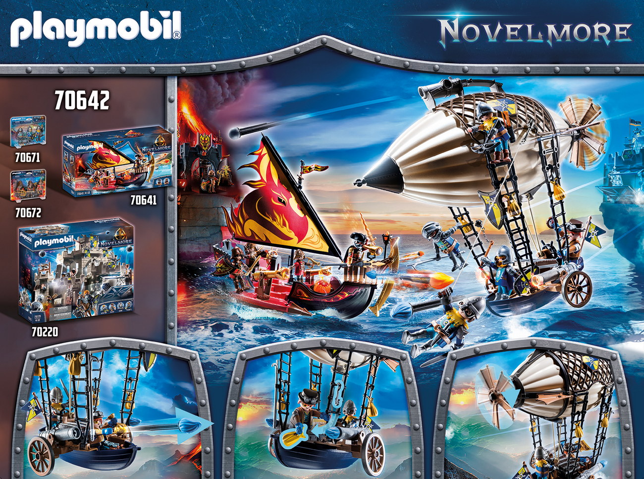 Playmobil 70642 - Darios Zeppelin - Novelmore