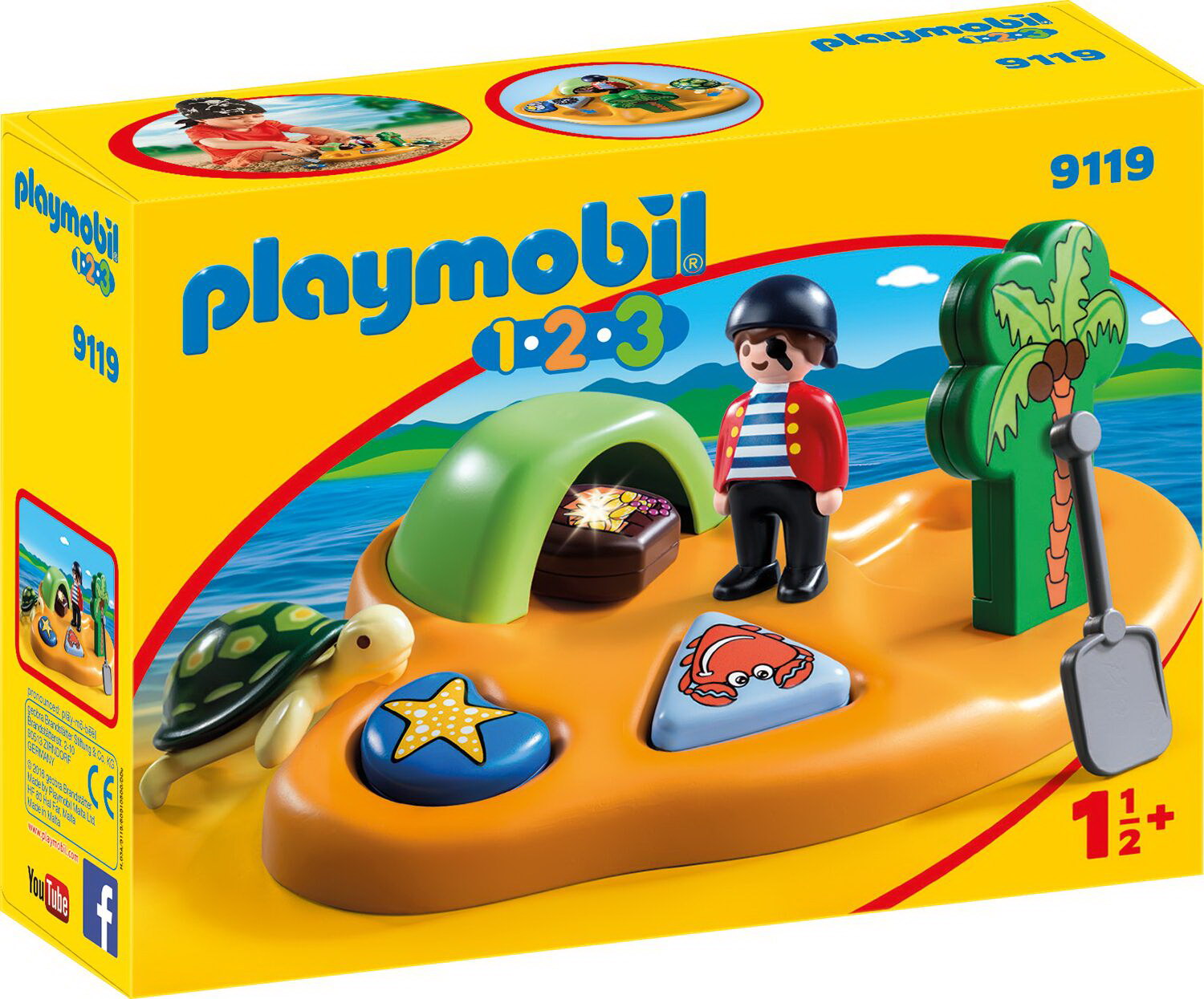 Playmobil 9119 - 1.2.3  Pirateninsel