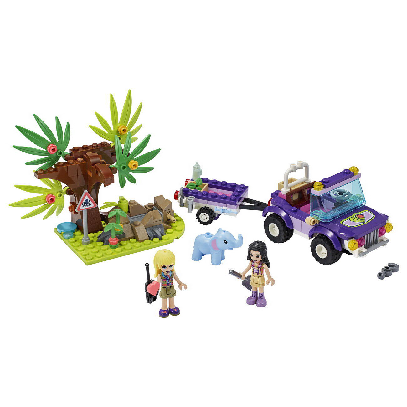 LEGO Friends 41421 - Rettung des Elefantenbabys mit Transporter