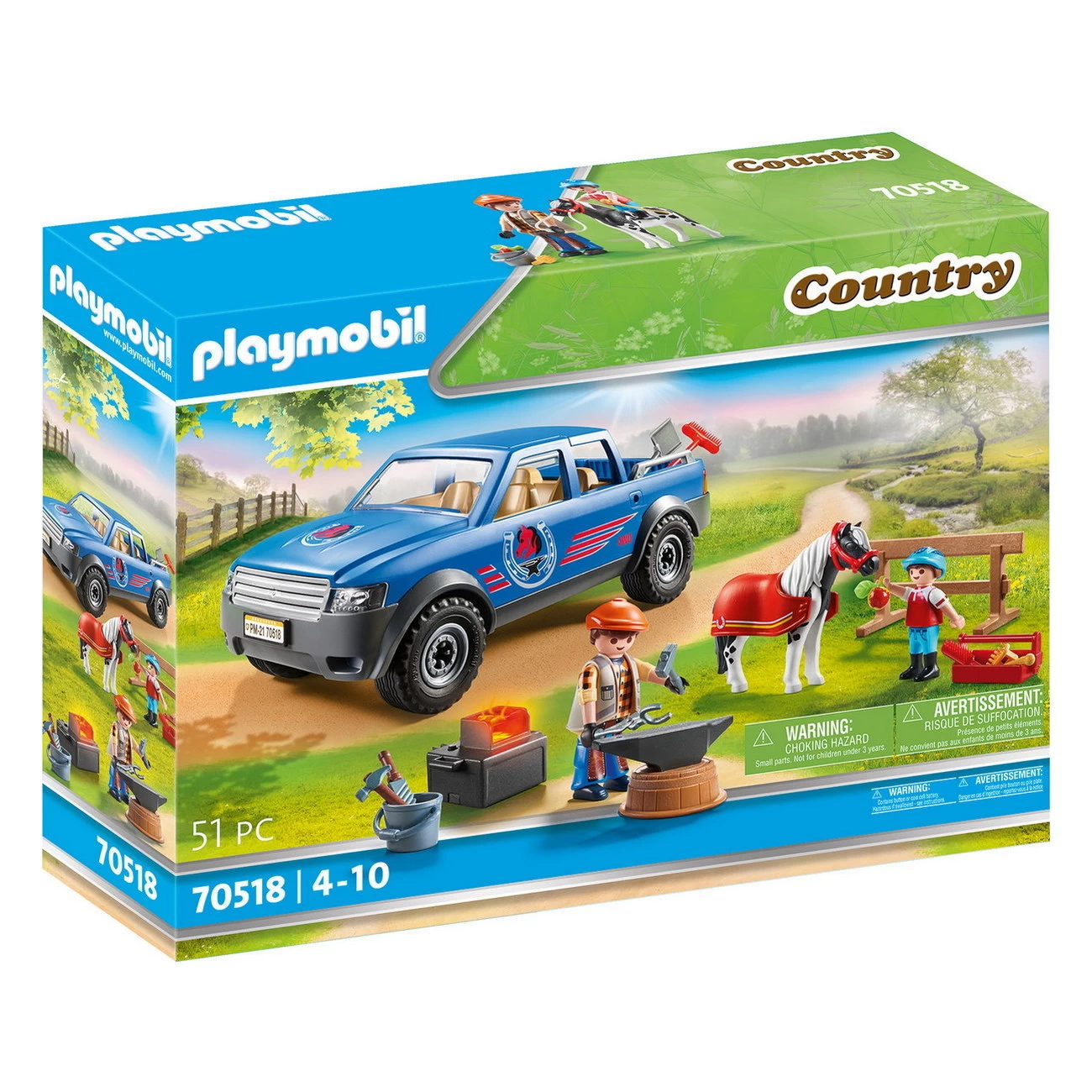 Playmobil 70518 - Mobiler Hufschmied (Country)