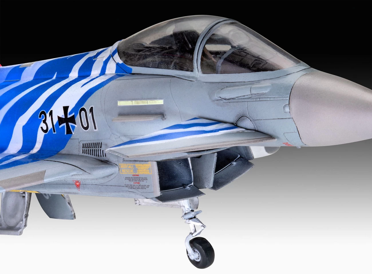 Revell 03818 - Eurofighter Typhoon The Bavarian Tiger 2021 - Flugzeug Modell