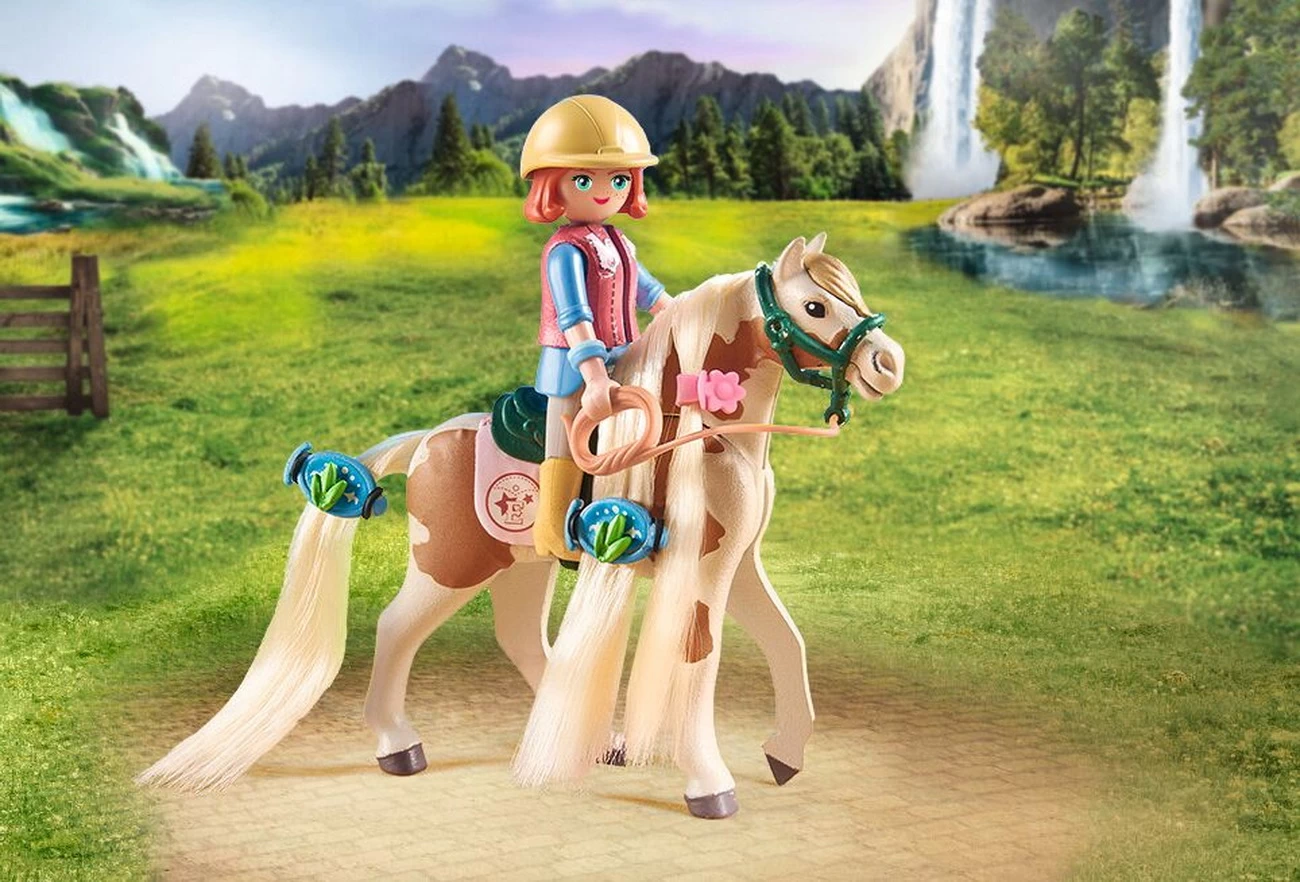 Playmobil 71639 - Ellie & Pferd mit Kreppeisen - Horses of Waterfall