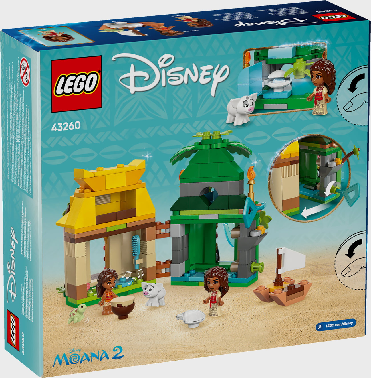 LEGO Disney 43260 - Vaianas Inselspaß
