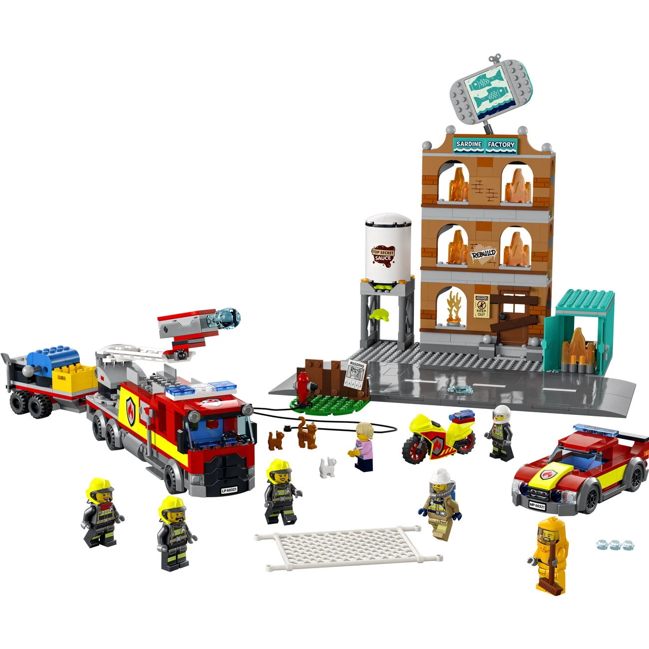 Feuerwehreinsatz mit Löschtruppe (60321)
